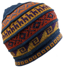 Alpaca Geometric Beanie Acero Multi