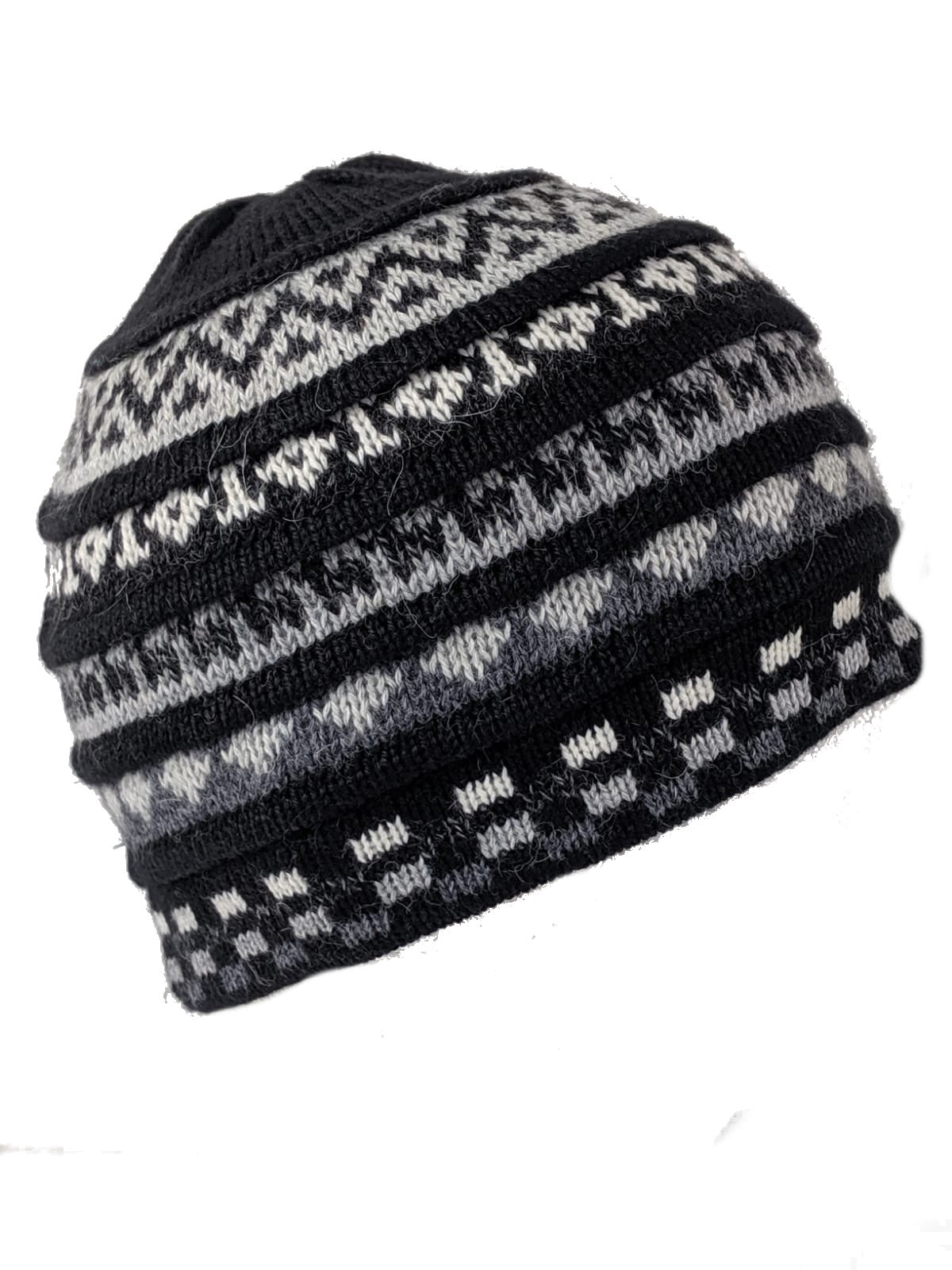 black alpaca hat 