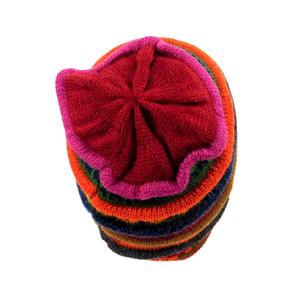 Geometric Alpaca Beanie Multi-Color