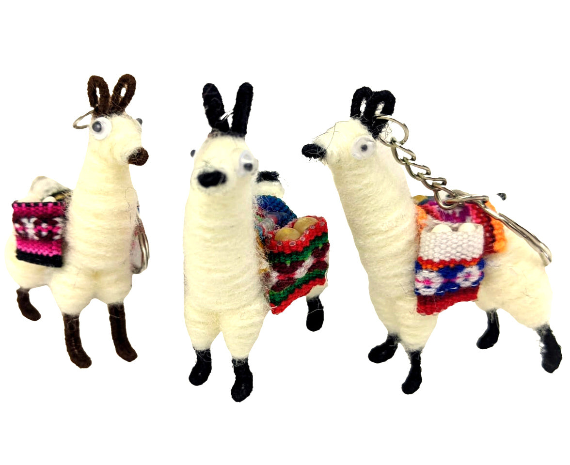 key chain alpaca llama