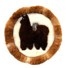 round alpaca rug